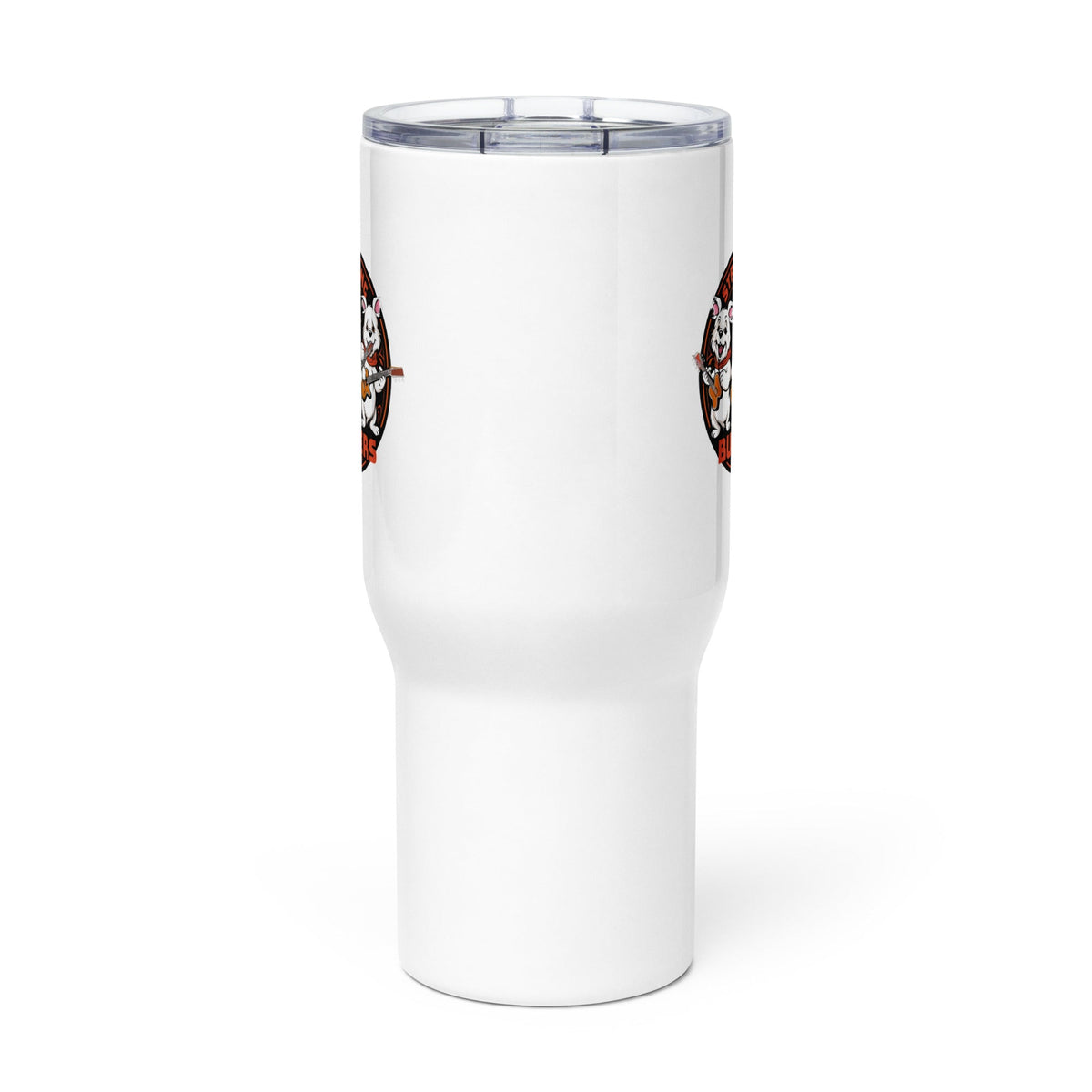 Stringing Busters Travel mug with a handle