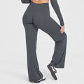 Sport Trousers Straight-Leg Pants Ultra Soft Butter Fabric Women's Mid-Waist Yoga Pants GYM Naked Feel Pilates Running